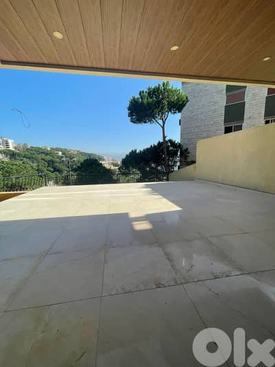 BROUMANA WITH TERRACE & GARDEN 300SQ SEA VIEW , BR-248