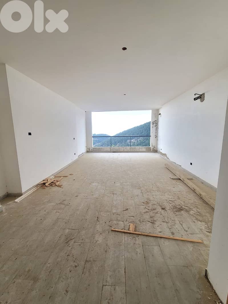UNDER CONSTRUCTION IN BROUMANA  (90SQ) WITH PAYMENT FACILITIES 0