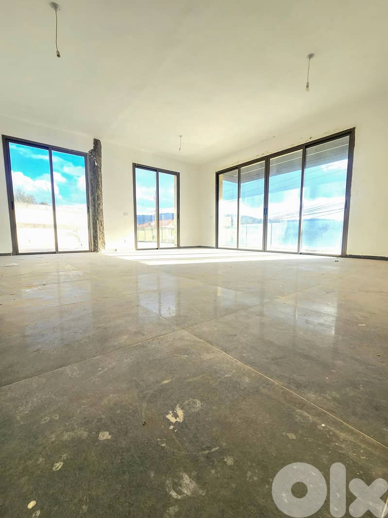 150 SQM Apartment in Baabdat with Mountain View + 200 SQM Terrace 0