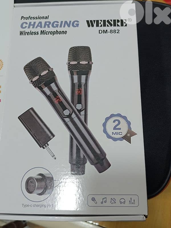 Professional  wireless microphone rechargeable batteries 0