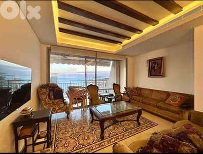 Furnished Apartment For Rent In Ain Mraiseh + Balcony | Sea View