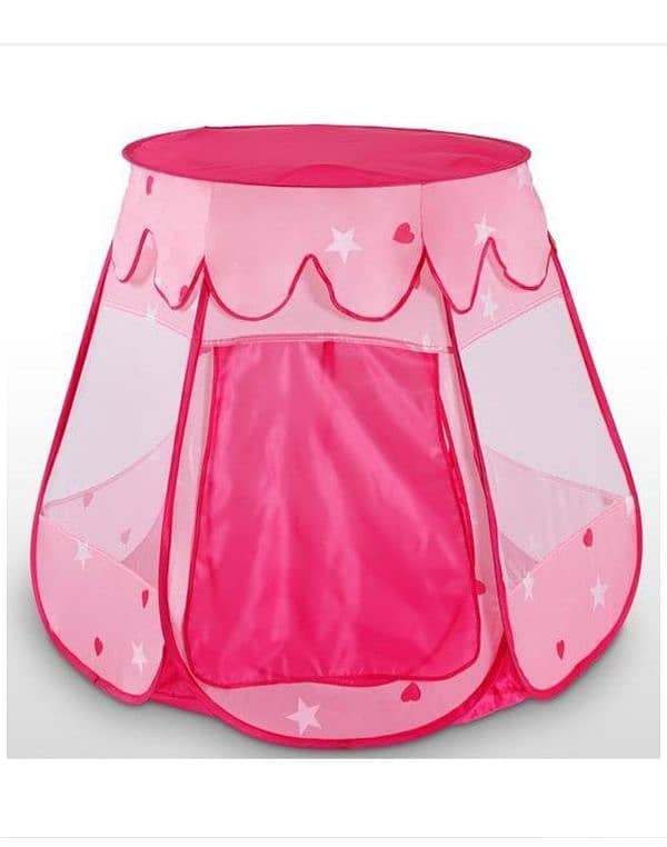 kids princess tent with removable roof 0
