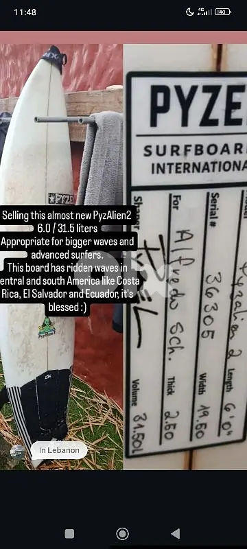 Pyzel PyzAlien2 surfboards