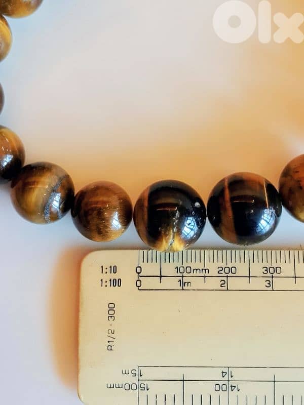 Unique Women Necklace Tiger Eye Beads 9