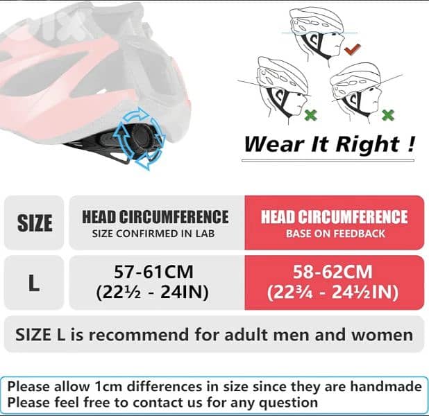 BiGosh bicycle helmet, adjustable,for mountain& road bikes_4$ delivery 4