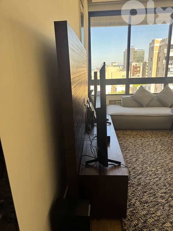 Premium Solid Wood TV Stand 2