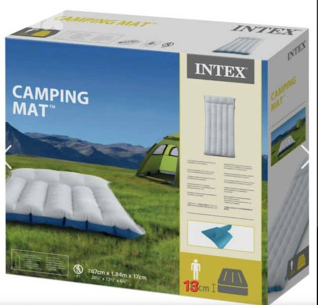 Intex Inflatable Camping Mattress  /4$ delivery. 0