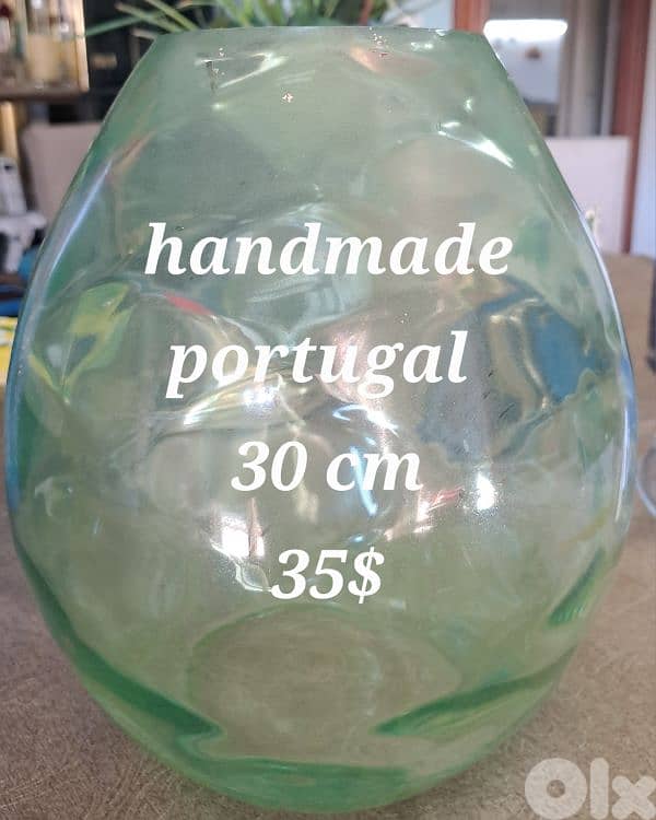 Handmade Vase big 30 cm Portugal 0