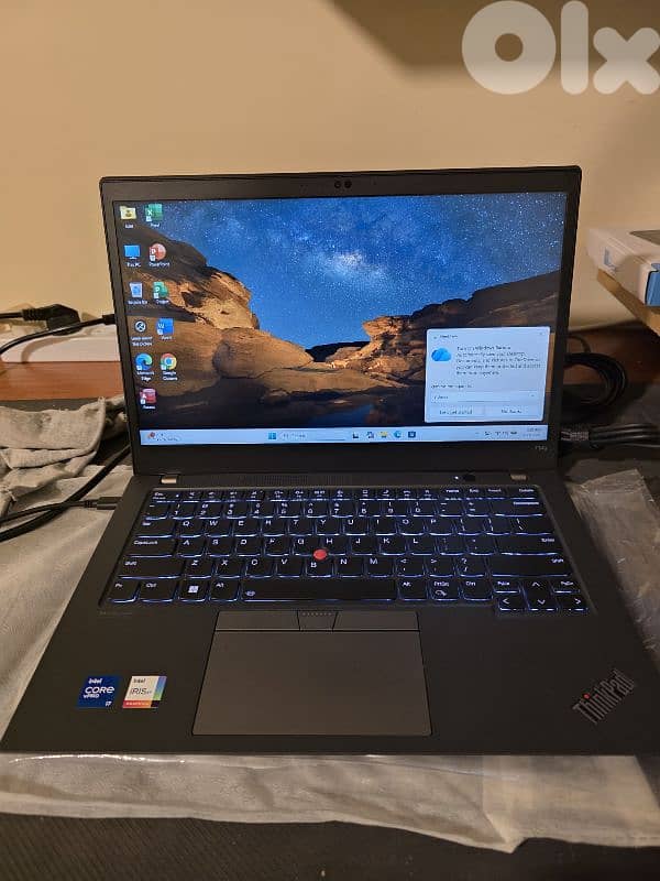 LAPTOP LENOVO THINKPAD T14S TOUCH I7 11T RAM 32 GB NVME 512 GB IRIS XE 4