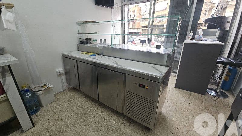 براد واجهة - store refrigerator - (عدة فرن مناقيش) 2