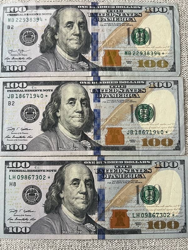 100$ star notes 0