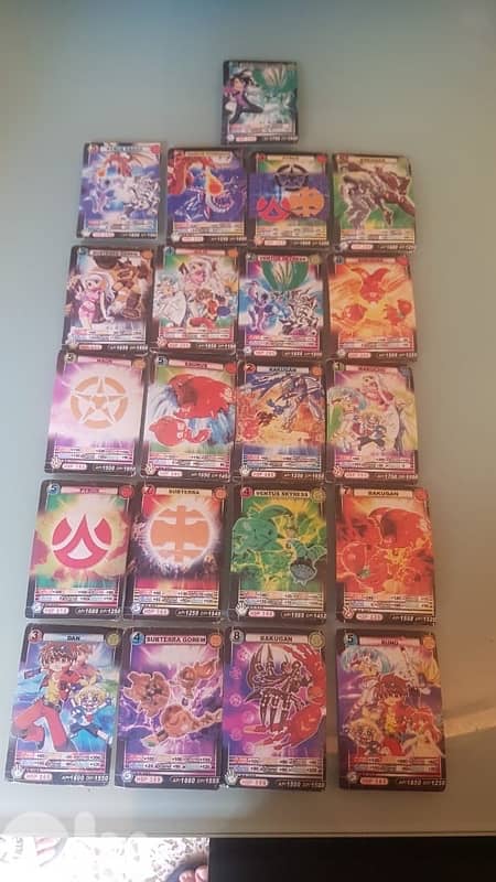 original chima, dragon ball Z, bakugan,plant vs zombies 2010 cards 1