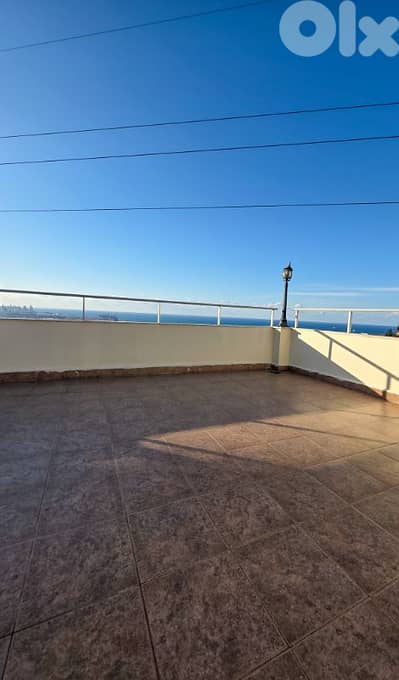 Fully Furnished Apartment in Biakout, Metn with Sea View + Terrace Fully Furnished Apartment in Biakout, Metn with Sea View + Terrace