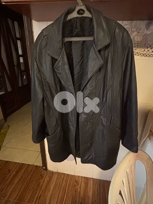 Vintage German Real Leather Jacket - size 40 women L - Made in Germany 0