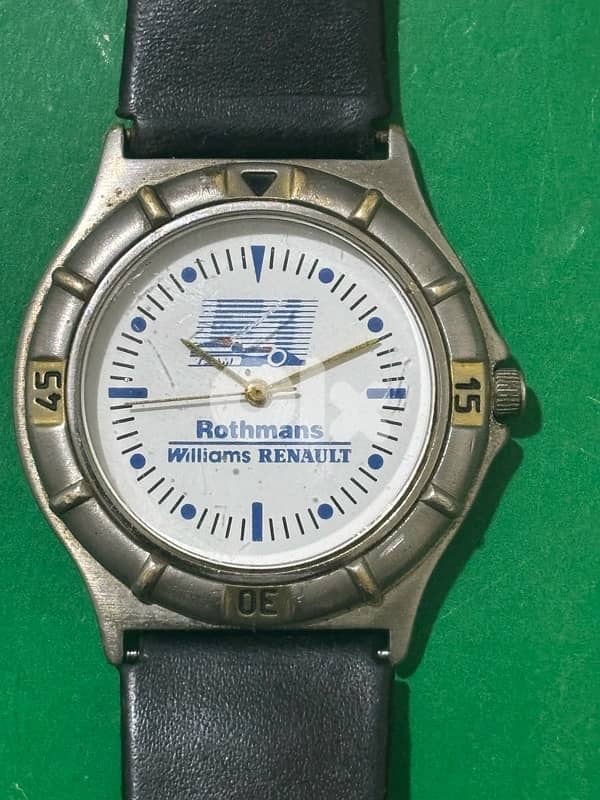 Rare Vintage Williams Renault F1 Watch - Rothmans Racing (1990s) 0