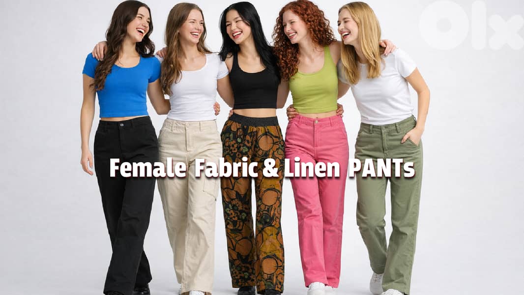 European Collection of Fabric & Linen PANTs 0