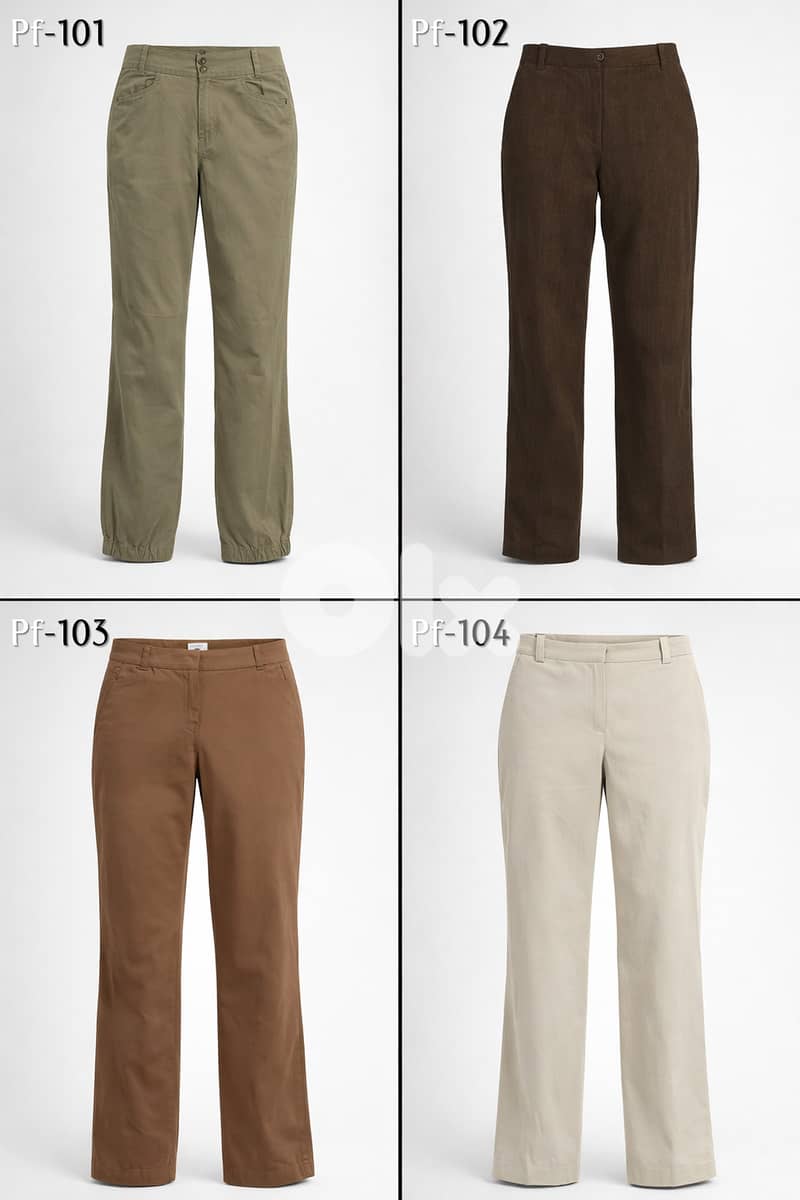European Collection of Fabric & Linen PANTs 1