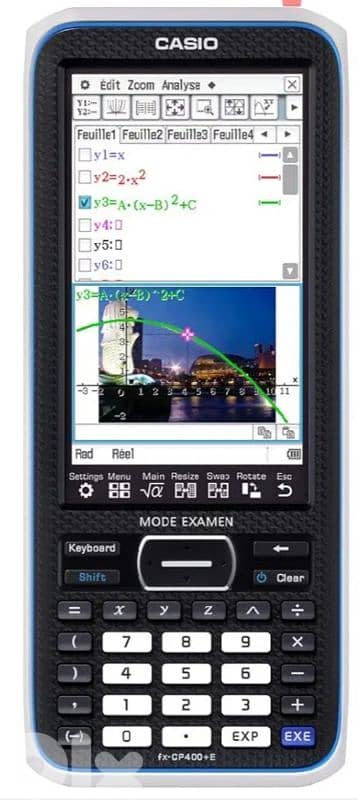 Calculator Casio classpad fx-cp400+E (( mode examen )) 1