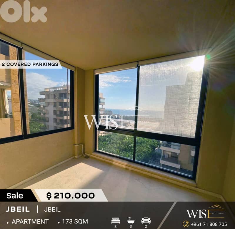 173 SQM Apartment for SALE in Jbeil! 0