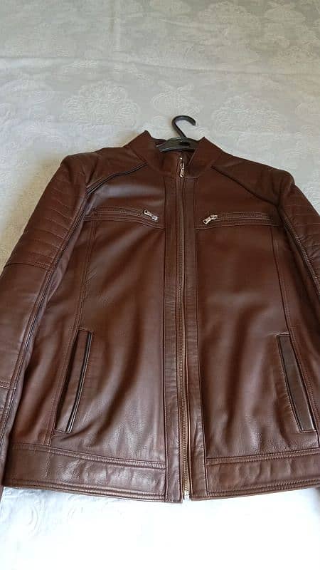 genuine leather jacket in excellent condition made by turkey 0