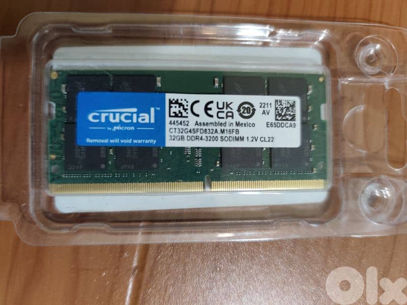 Crusial 32 gega DDr 4 3200hz 0