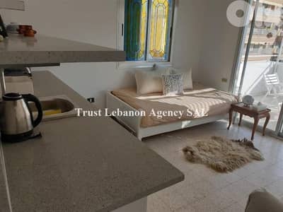 Studio Apartment for rent in Achrafieh + Terrace للايجار شقة اشرفية
