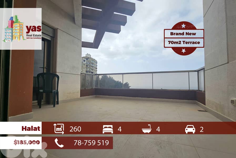 Halat 260m2 | Brand New Duplex | Panoramic Sea View | Calm Area | OH 0