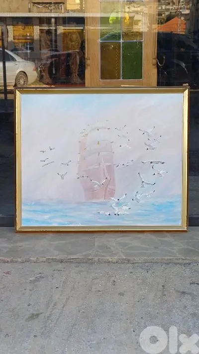 لوحة رسم زيتي اوروبية