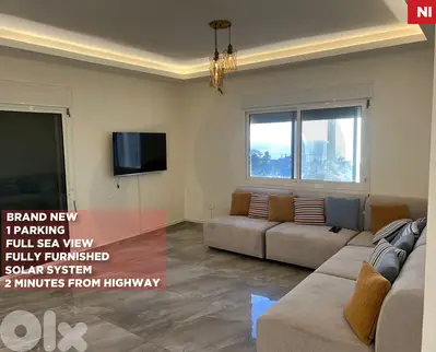 Elevator/Fully Furnished/Sea View/Kfar Abida/كفاربيدا ! REF#NI133172 !