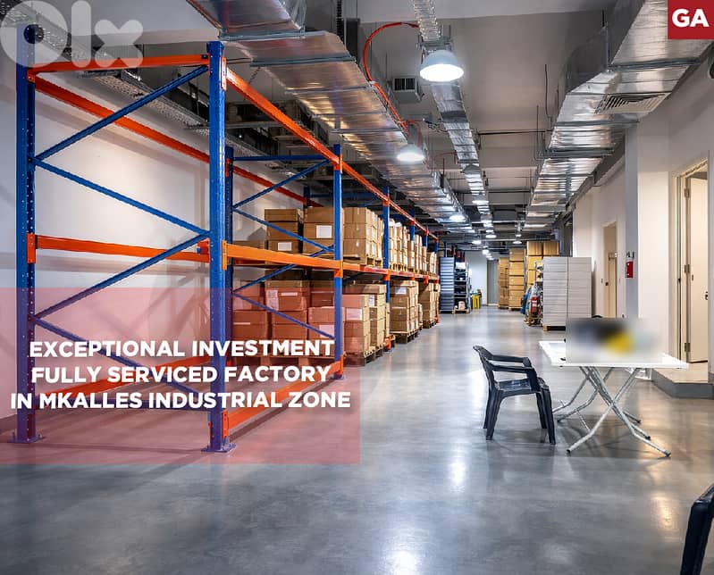 Factory, Prime Industrial Zone, Mkalles/مكلس REF#GA133174 0