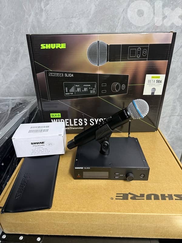 Shure Wireless SLXD4 Beta 58A 0