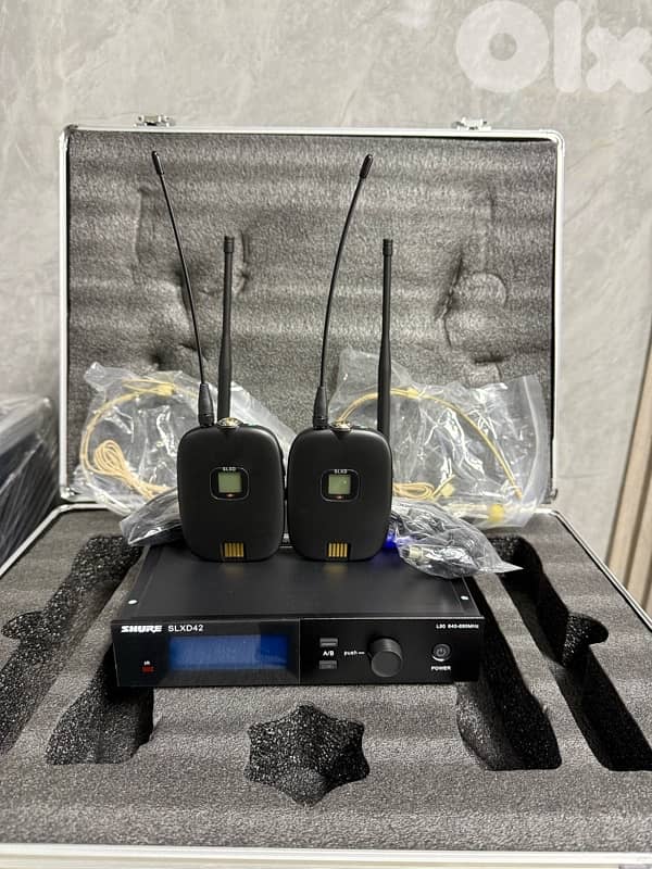 Shure Wireles SLXd42 DOUBLE HEADSET 0