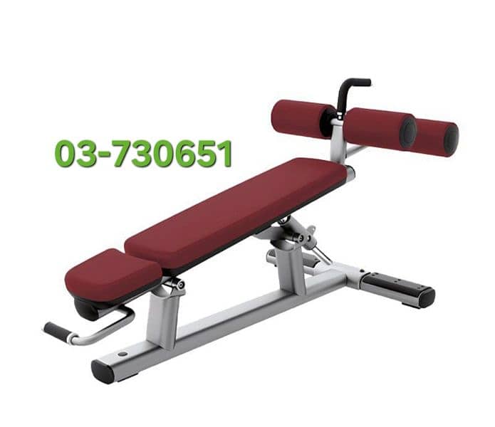 Adjustable Decline/Abdominal Bench 0