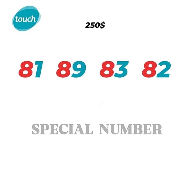 Touch prepaid number we deliver all leb 0