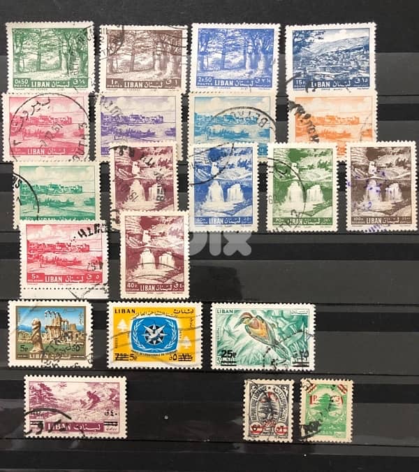 Used Lebanon stamps 0