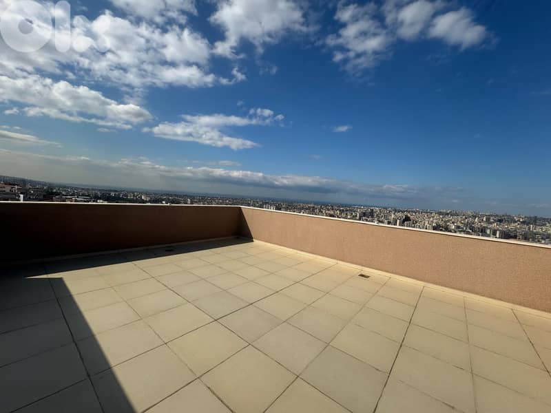 HIGH-END OPEN VIEW DUPLEX FOR SALE IN HAZMIEH PRIME+ TERRACE, (HA-530) 0