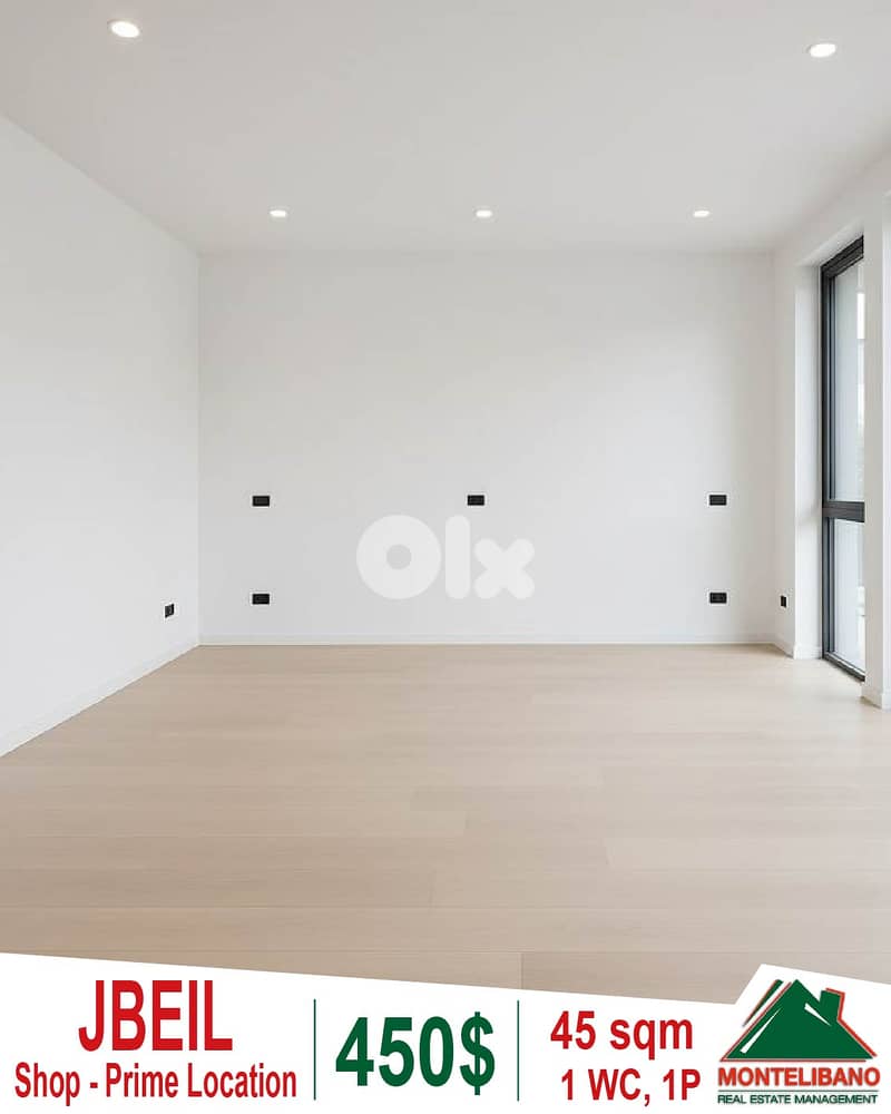 45 sqm Shop For Rent in Jbeil جبيل 0