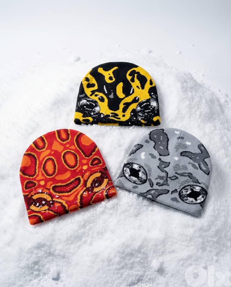Knit Frog Beanie | Streetwear Hats 0