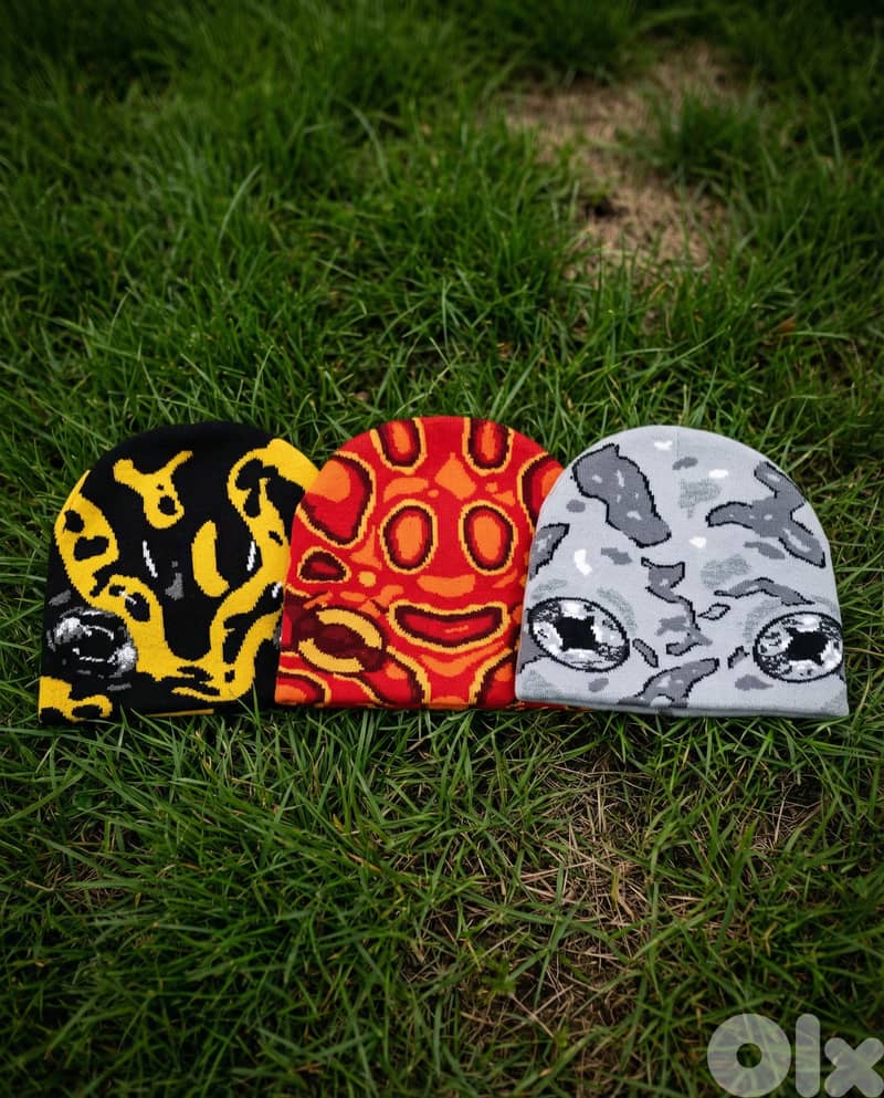 Knit Frog Beanie | Streetwear Hats 1