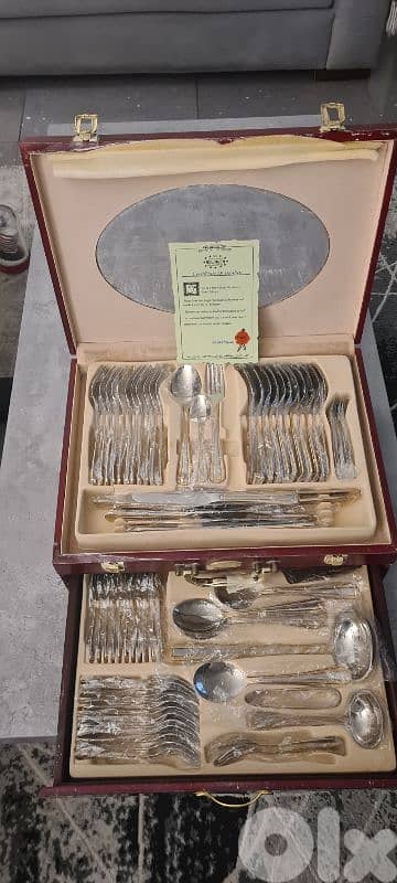 ​72-Piece Meisterkoch Solingen Luxury Cutlery Set – 18/10 Gold Accents 0