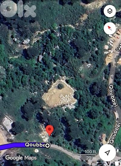 2300m land zone 25/50 Qobeih Suitable for Touristic or Bangallows