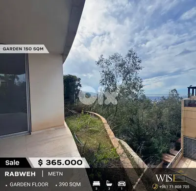 Spacious 390 SQM Apartment for SALE in Rabweh!