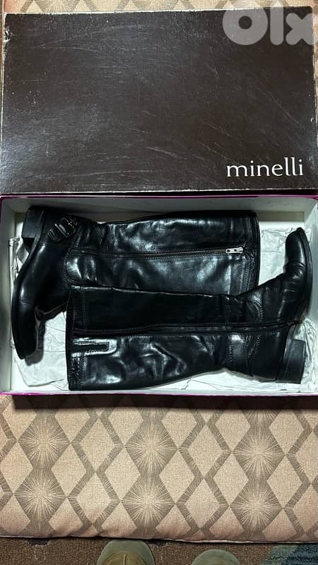 Leather Boot Minelli 0