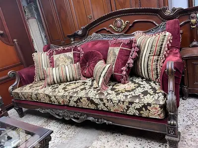 طقم صالون خشب زان