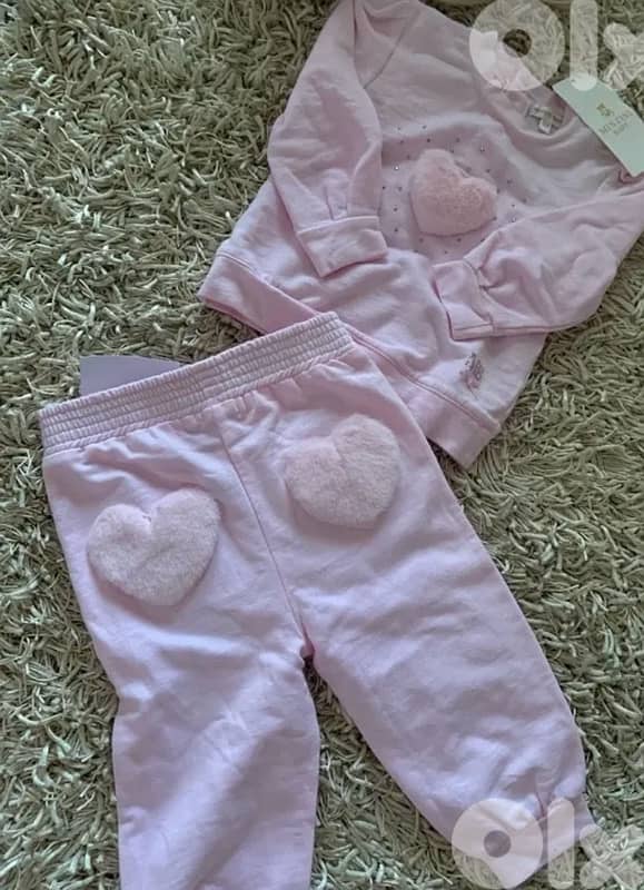Cute Pink baby pajama with elegant tote bag 3