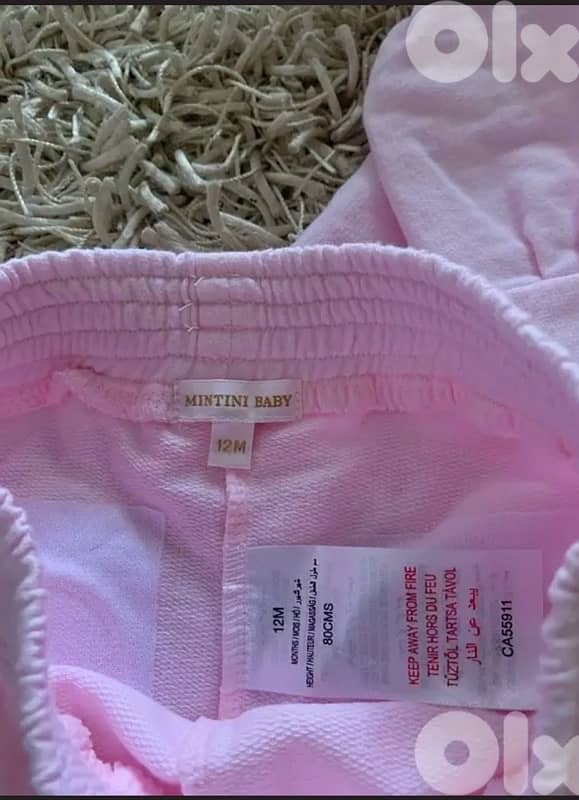 Cute Pink baby pajama with elegant tote bag 4