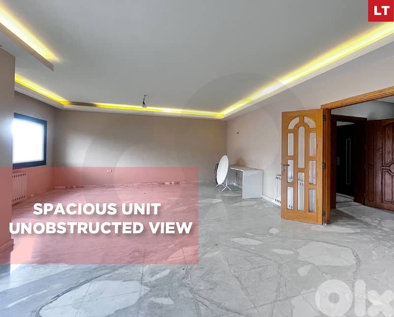 SPACIOUS UNIT,UNOBSTRUCTED VIEW,MONTEVERDE/مونتيفيردي REF# LT133231 0