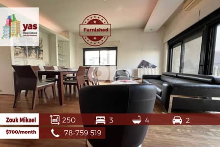 Zouk Mikael 200m2 | Rent | Fully Furnished | Mint Condition | EL