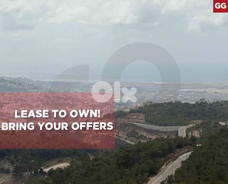 cave, unobstructed sea view, Jamhour/الجمهور REF#GG133262 0