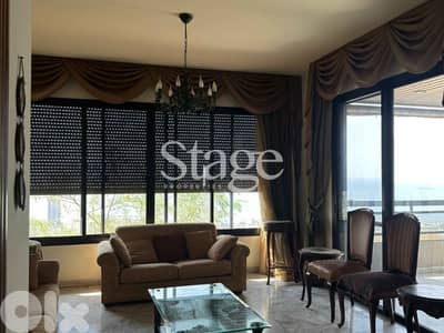 Sea View Apartment For Rent in Bsalim